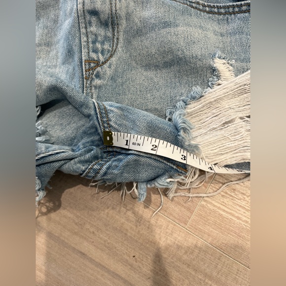 Insane Gene Jean Shorts Overalls Size Small - Picture 11 of 16